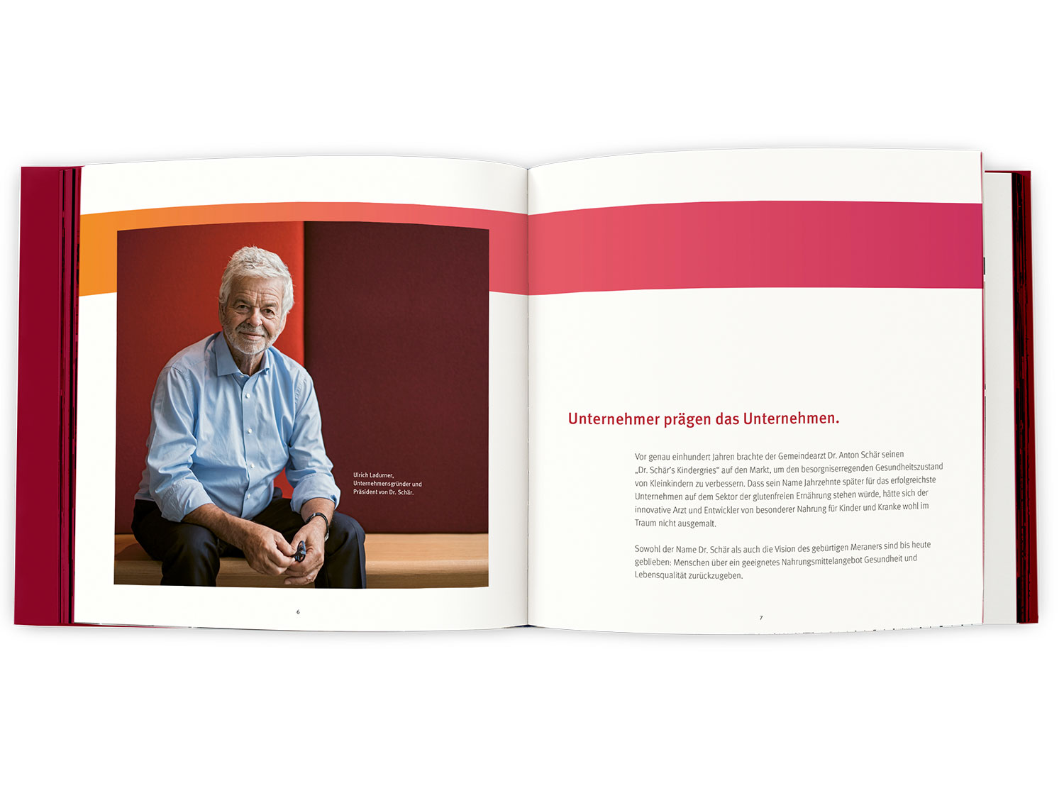 Das Jubiläumsbuch von Dr. Schär: Das Leben verbessern. Unser Anspruch seit 1922