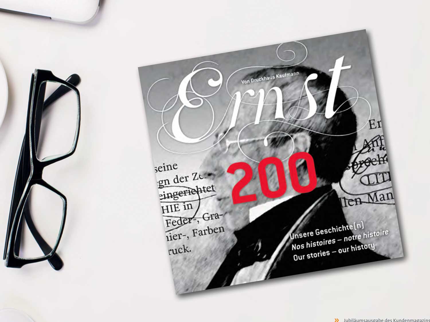 Eine Sonderausgabe des Magazins „Ernst“