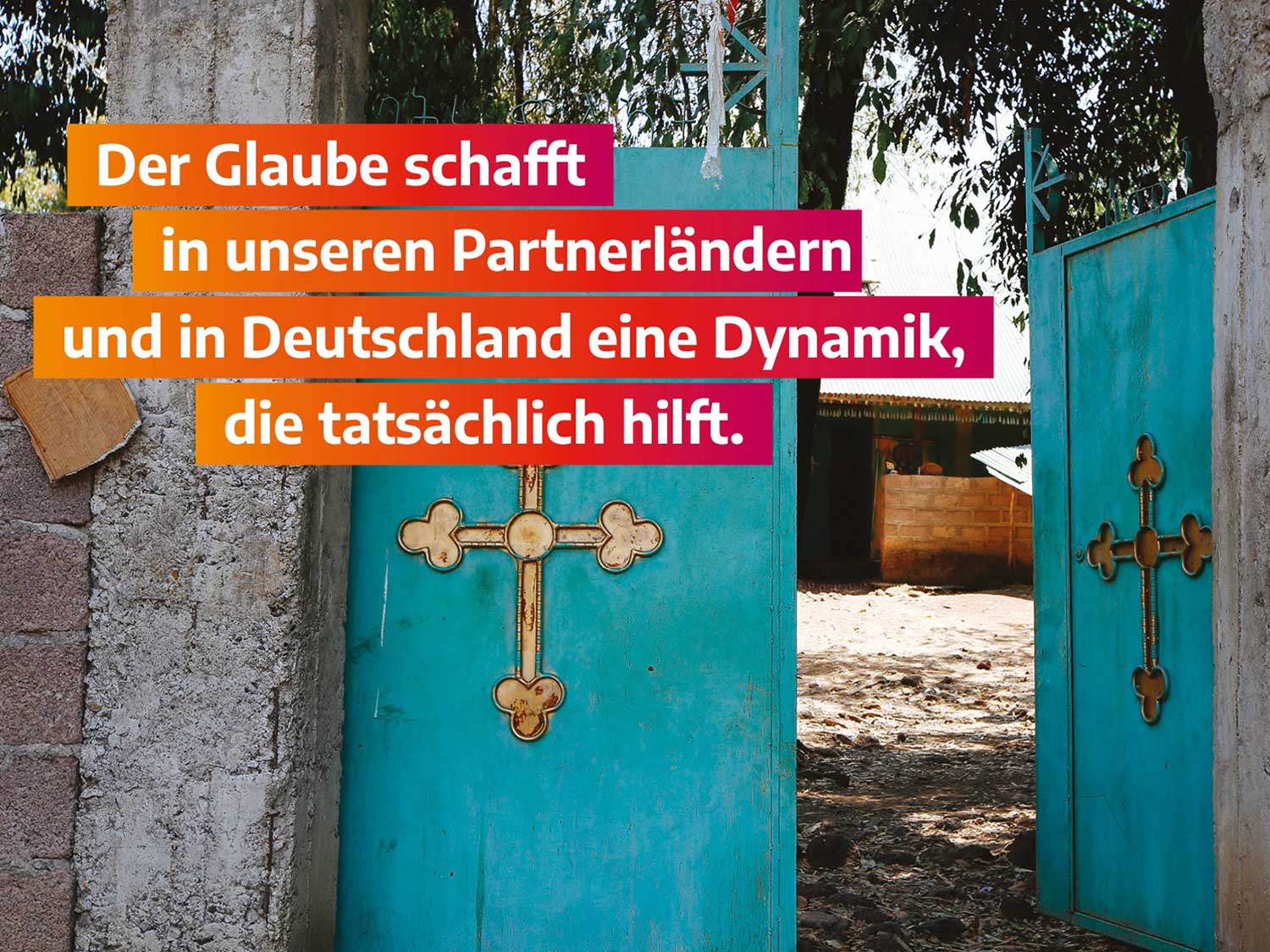 Seiten aus der missio-Imagebroschüre