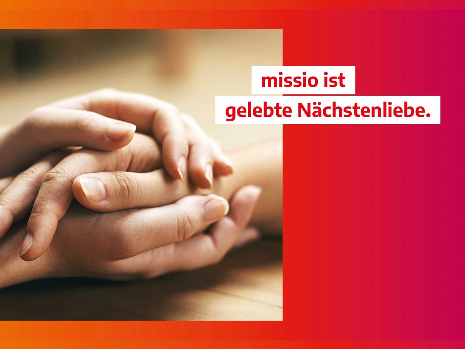 Seiten aus der missio-Imagebroschüre