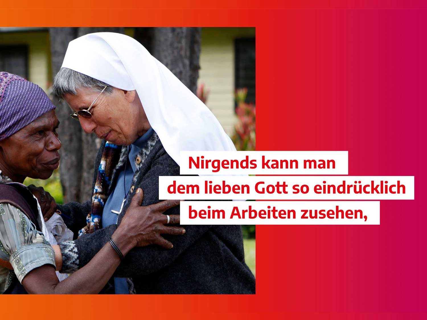 Seiten aus der missio-Imagebroschüre