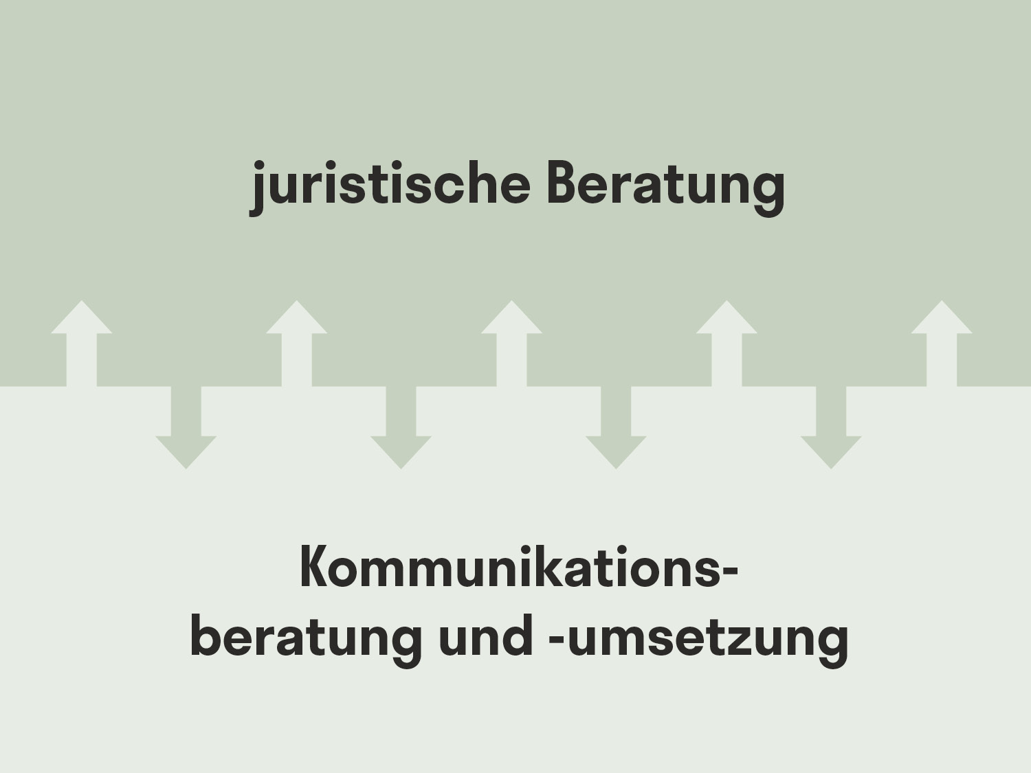 juristische Beratung Kommunikationsberatung und -umsetzung
