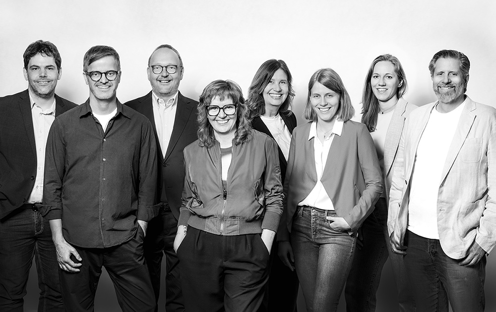 Das Kernteam von Petershagen Communications