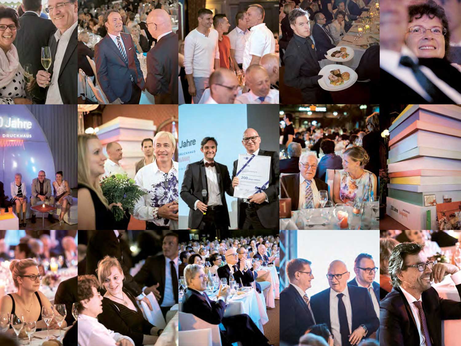 Veranstaltung zum 200. Jubiläum von Druckhaus Kaufmann im Jahr 2015