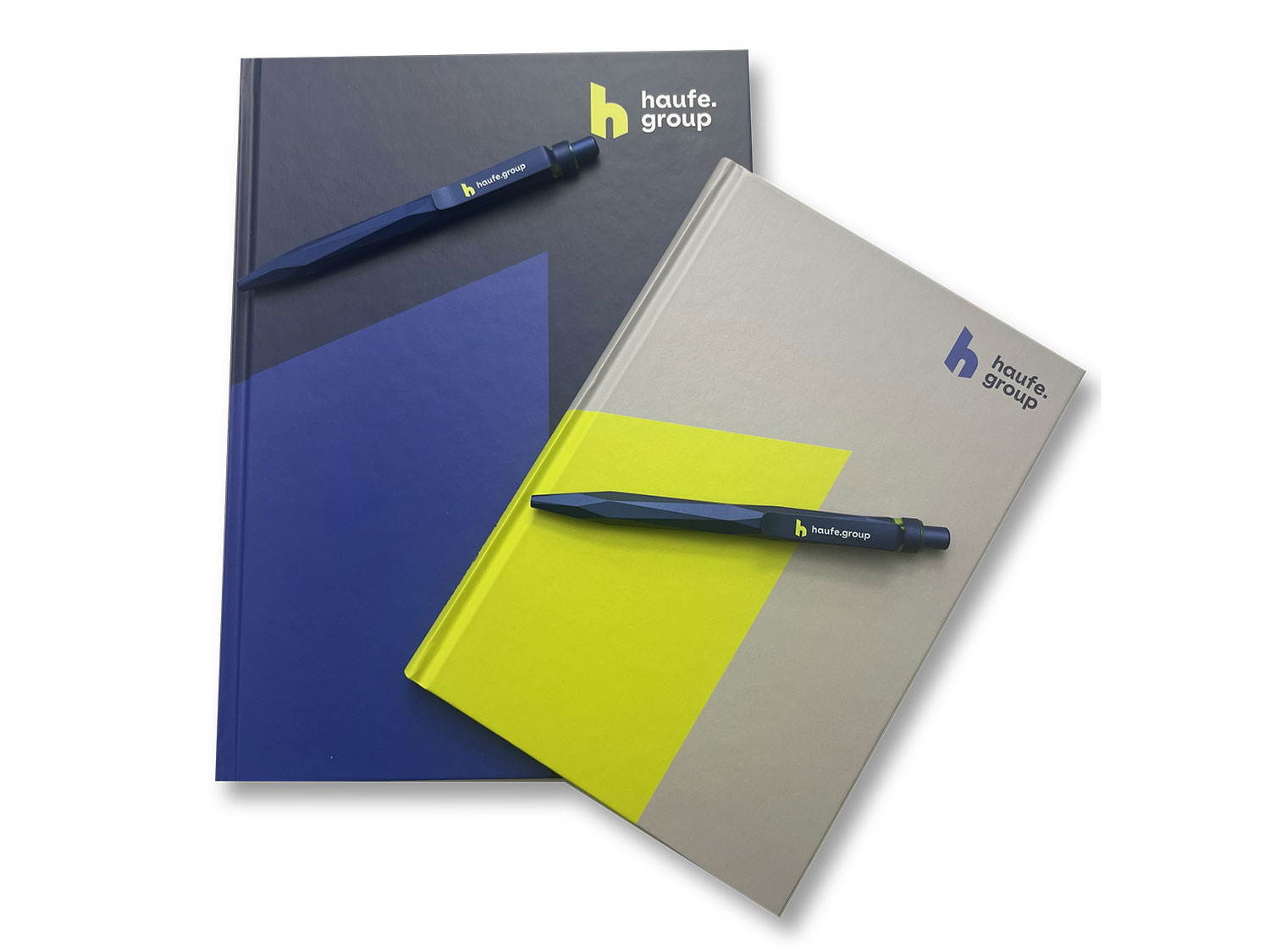 Der neue Markenauftritt der Haufe Group: Schreib- und Notizblöcke